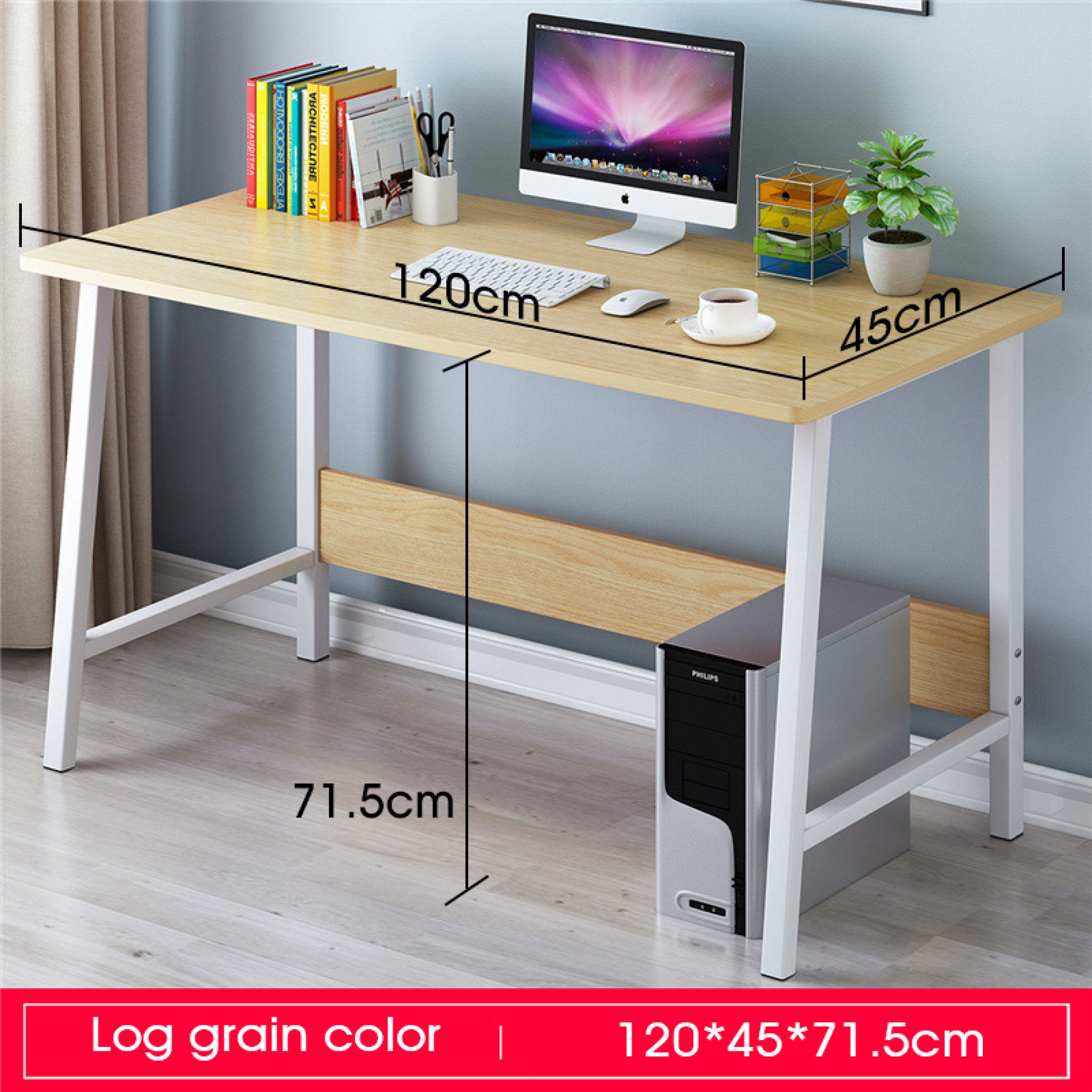 100/120CM Study table Study Desk Dining Table Desk office table modern