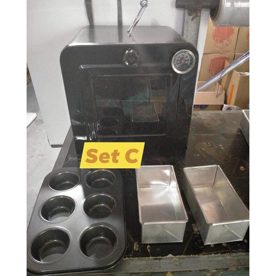 GHYSTOVETOP OVEN DELUXE BLACK PACKAGE (SET C) Lazada PH