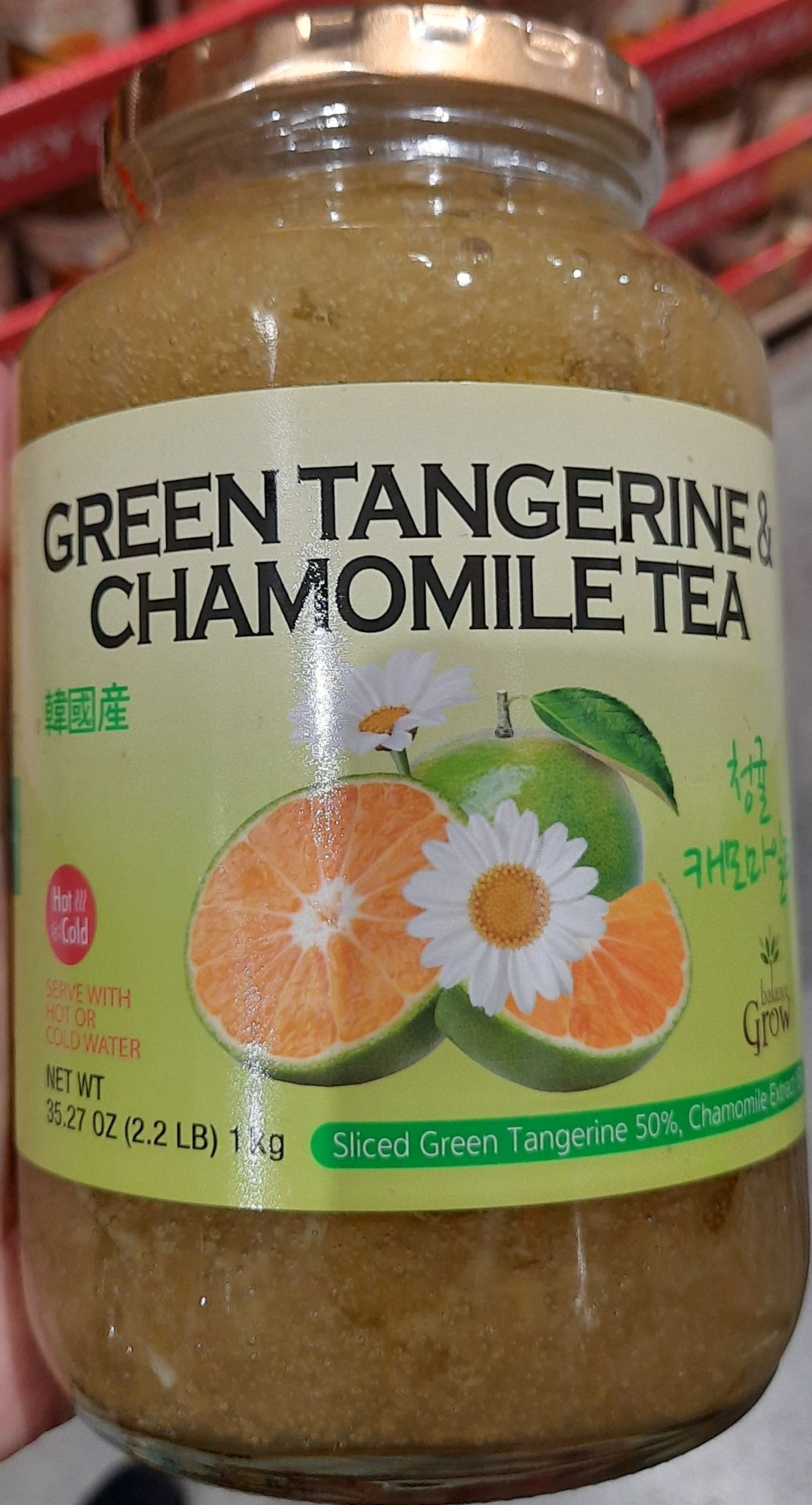 Balance Grow Green Tangerine & Chamomile Tea 35.27oz (1kg.) Lazada PH