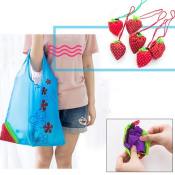 Strawberry Foldable Shopping Tote by 