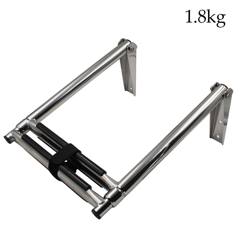 Equipment stainless steel launching telescopic ladder folding ladder