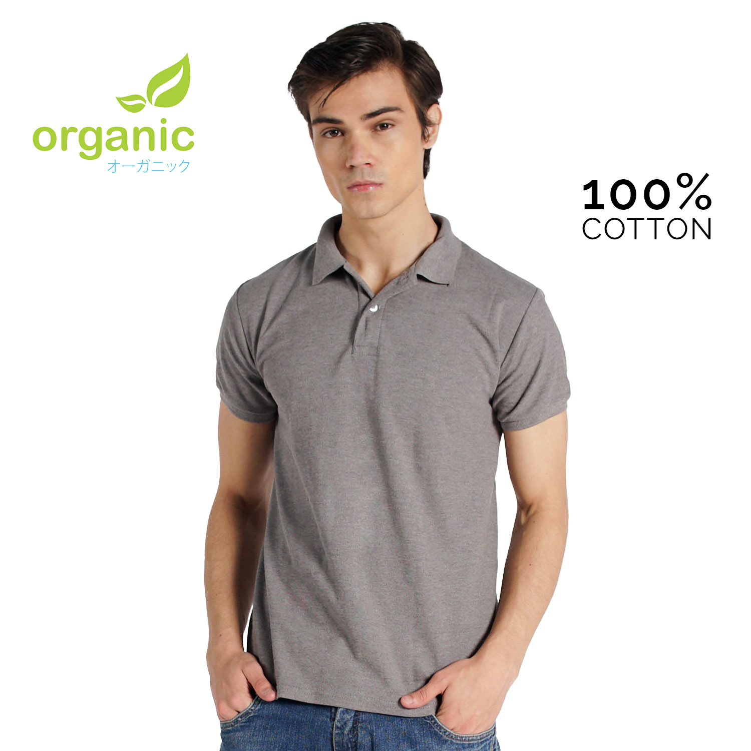 Cotton Pique Polo Shirt Light Acid 