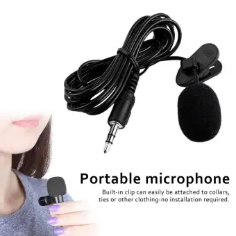 lapel microphone with speaker