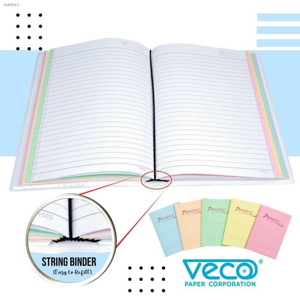 VECO 5/10 Division Binder Filler Notebook Paper Dynamic Notes Lazada PH