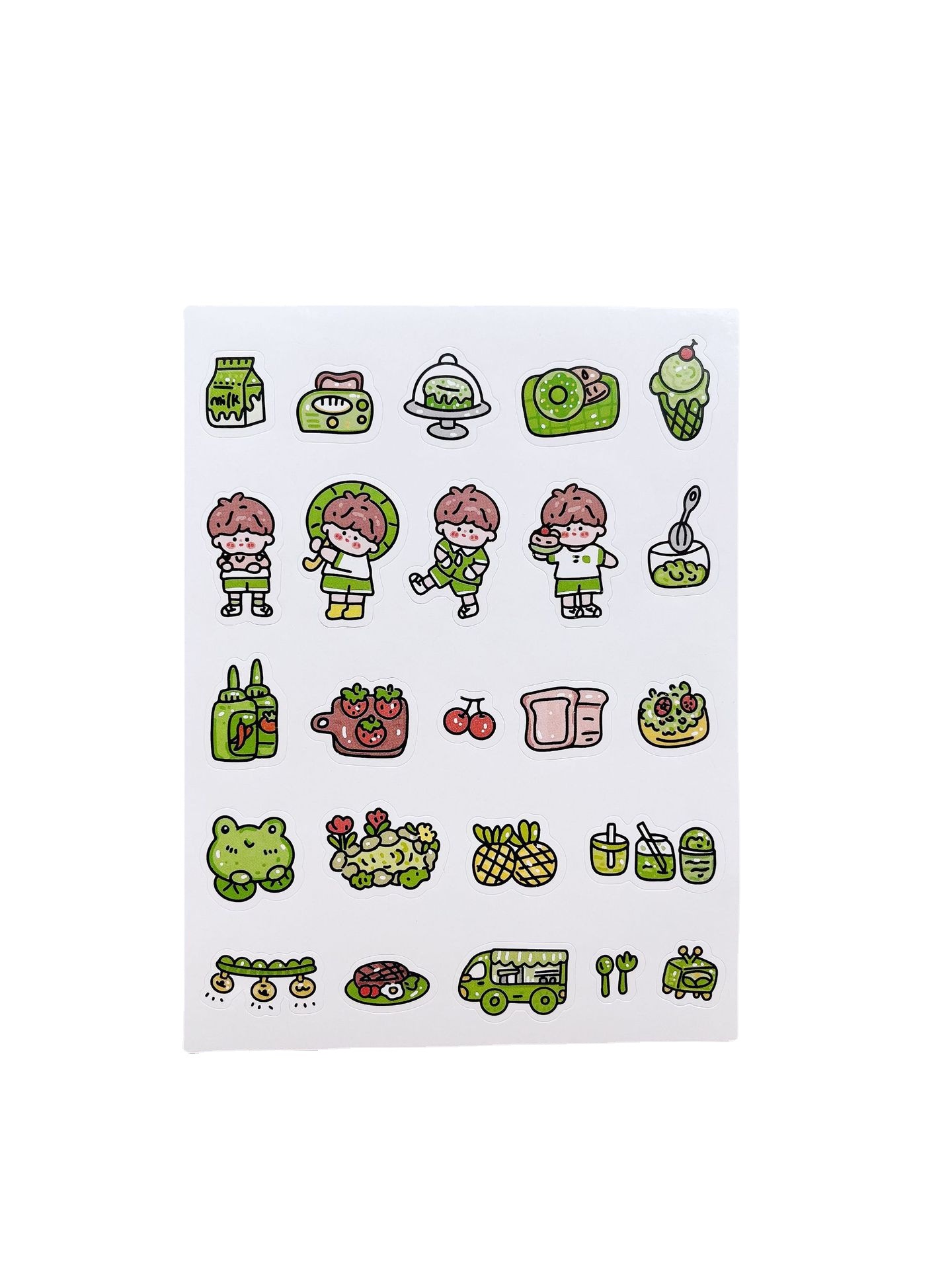 Cartoon Stickers Aesthetic Laptop Skateboard Fridge Bike Guitar Phone ...