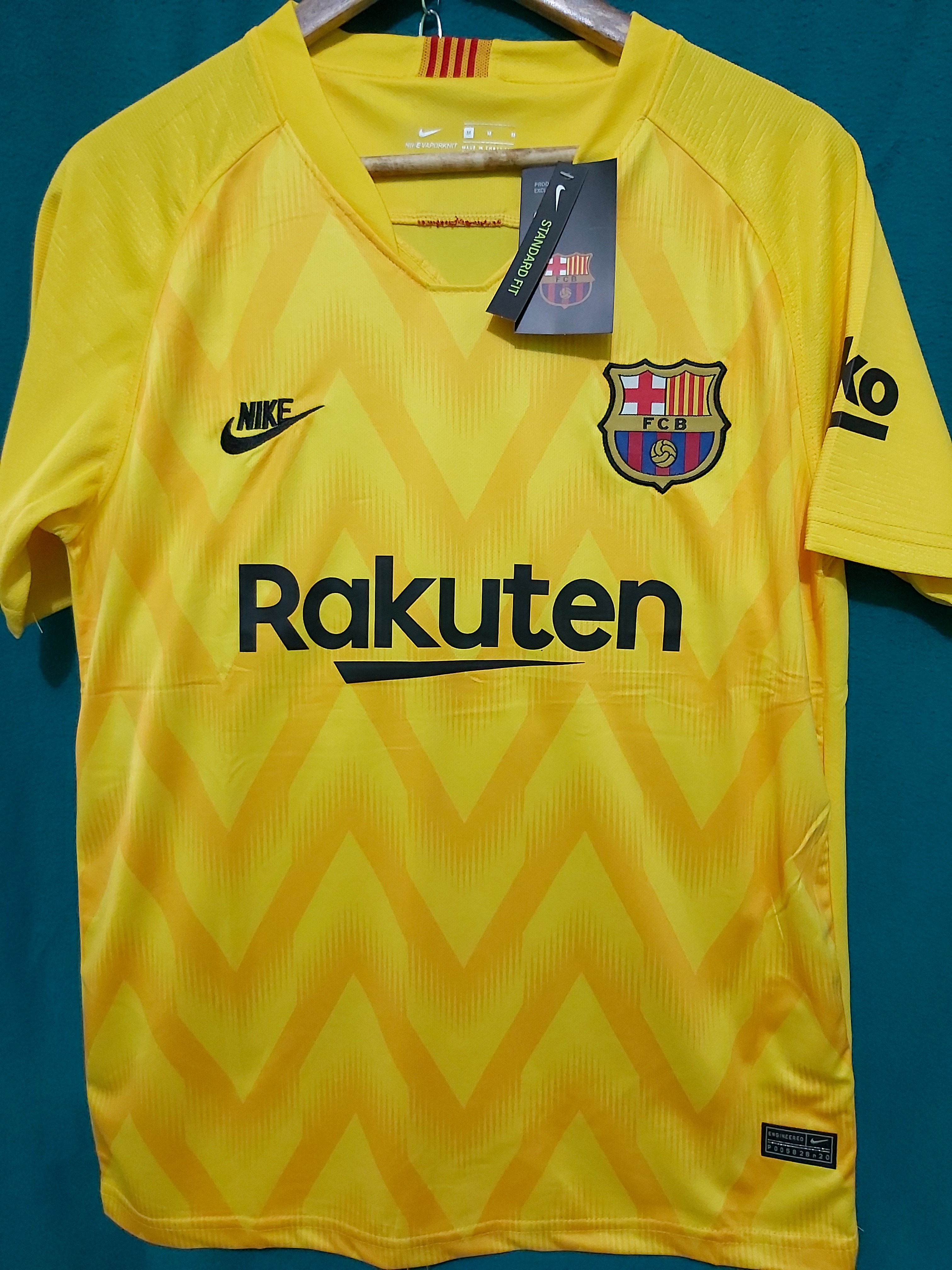 rakuten soccer jersey yellow