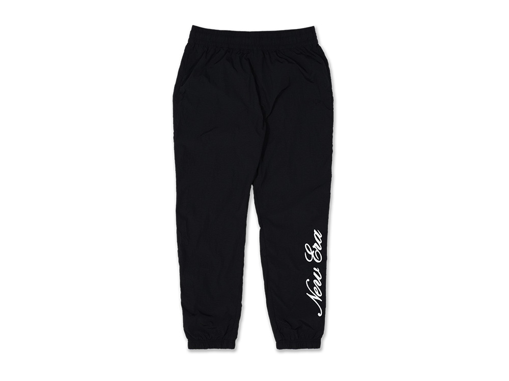 New Era Script Basic Black Track Pants