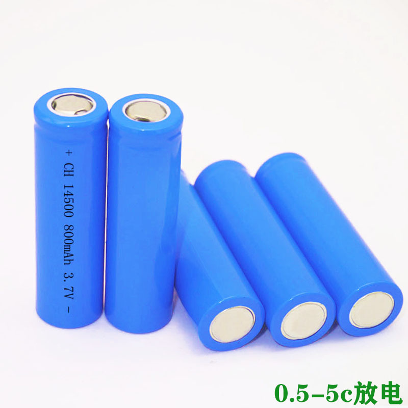 lithium 14500 rechargeable battery 800mah5C discharge power lithium