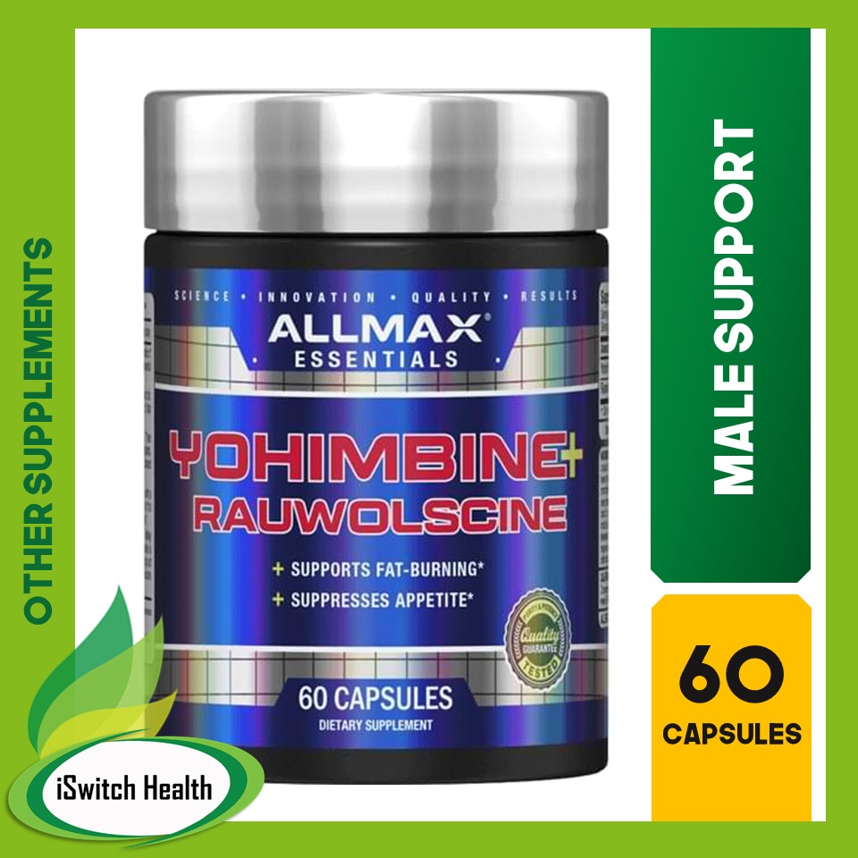 Allmax Nutrition Yohimbine Rauwolscine 60 Capsules Male Support Lazada Ph 4545