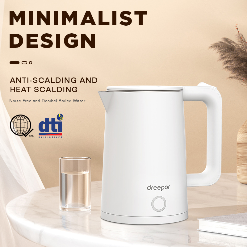 Dreepor Household Electric Kettle Stainless Steel Electric Kettle