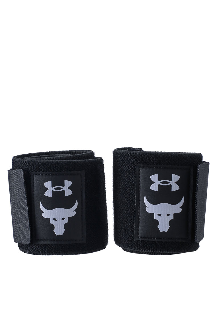 Under Armour UA Project Rock Wrist Wraps (Unisex) Black/Steel