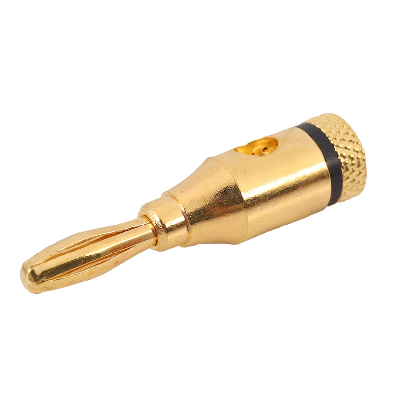 7 Pairs, Open Screw Banana Plugs for Speaker Cable