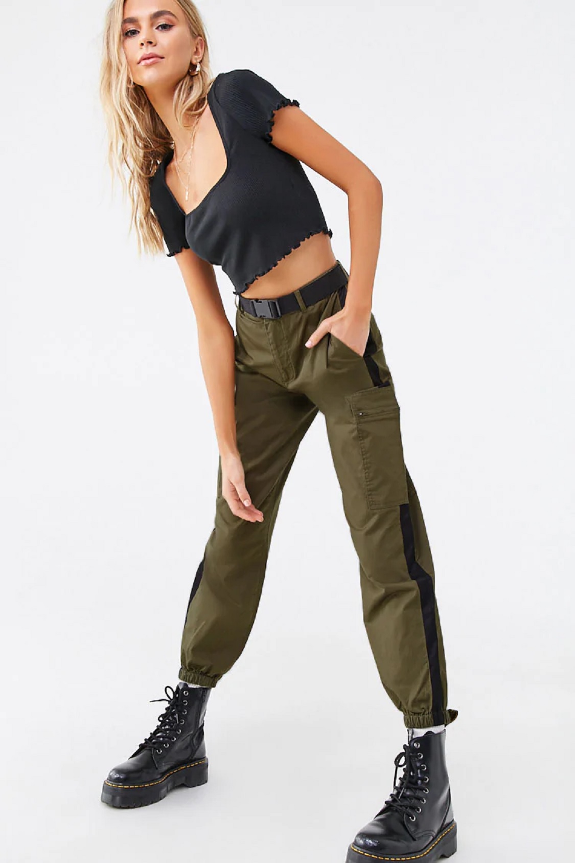 forever 21 cargo joggers