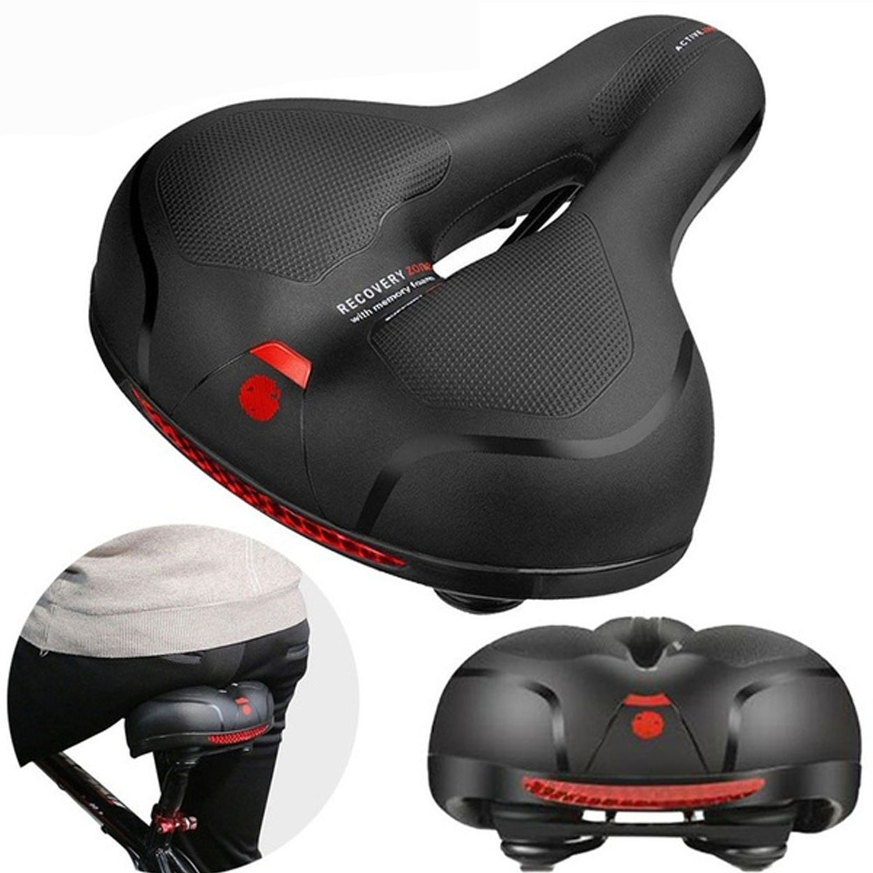 SADDLE BIKE SEAT002 Bike Seat Saddle Bicycle Soft Gel Bike Seat