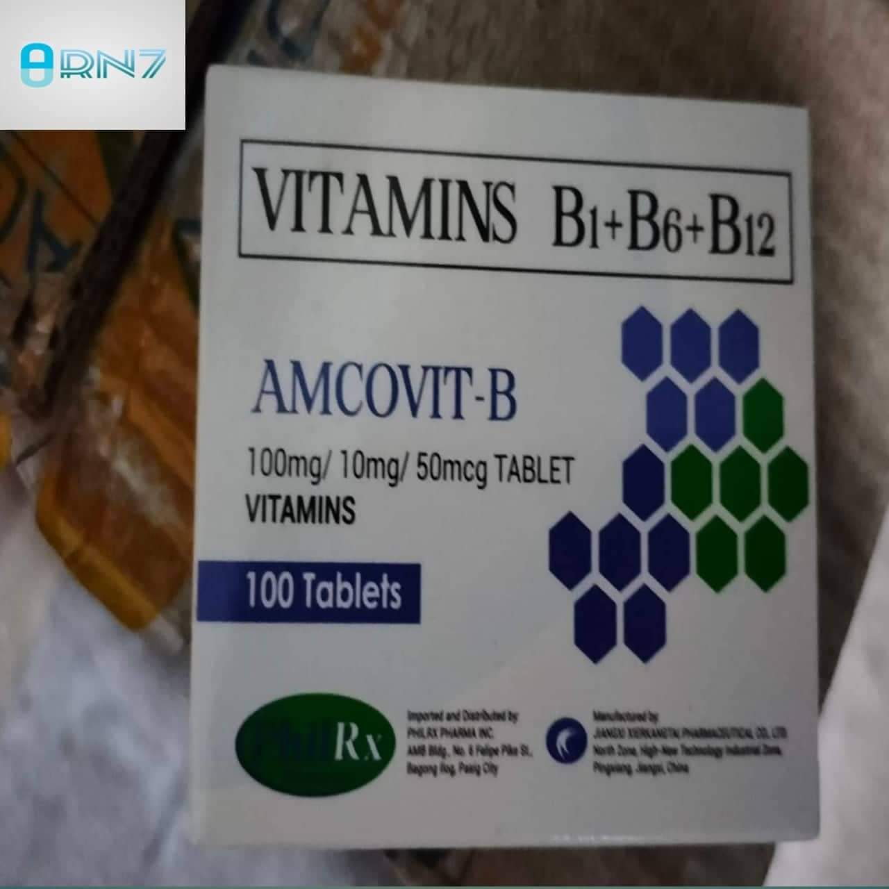 AMCOVITB VITAMIN B COMPLEX TABLET Lazada PH