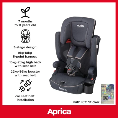 Aprica Air Groove 7m-11y Toddler Car Seat [with ICC sticker]