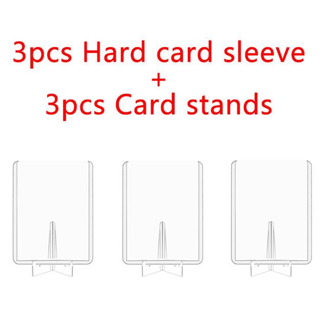 Pokemon Card Protector Pokemon Card  Hard Card Protector Sleeves Pokemon -  Set - Aliexpress