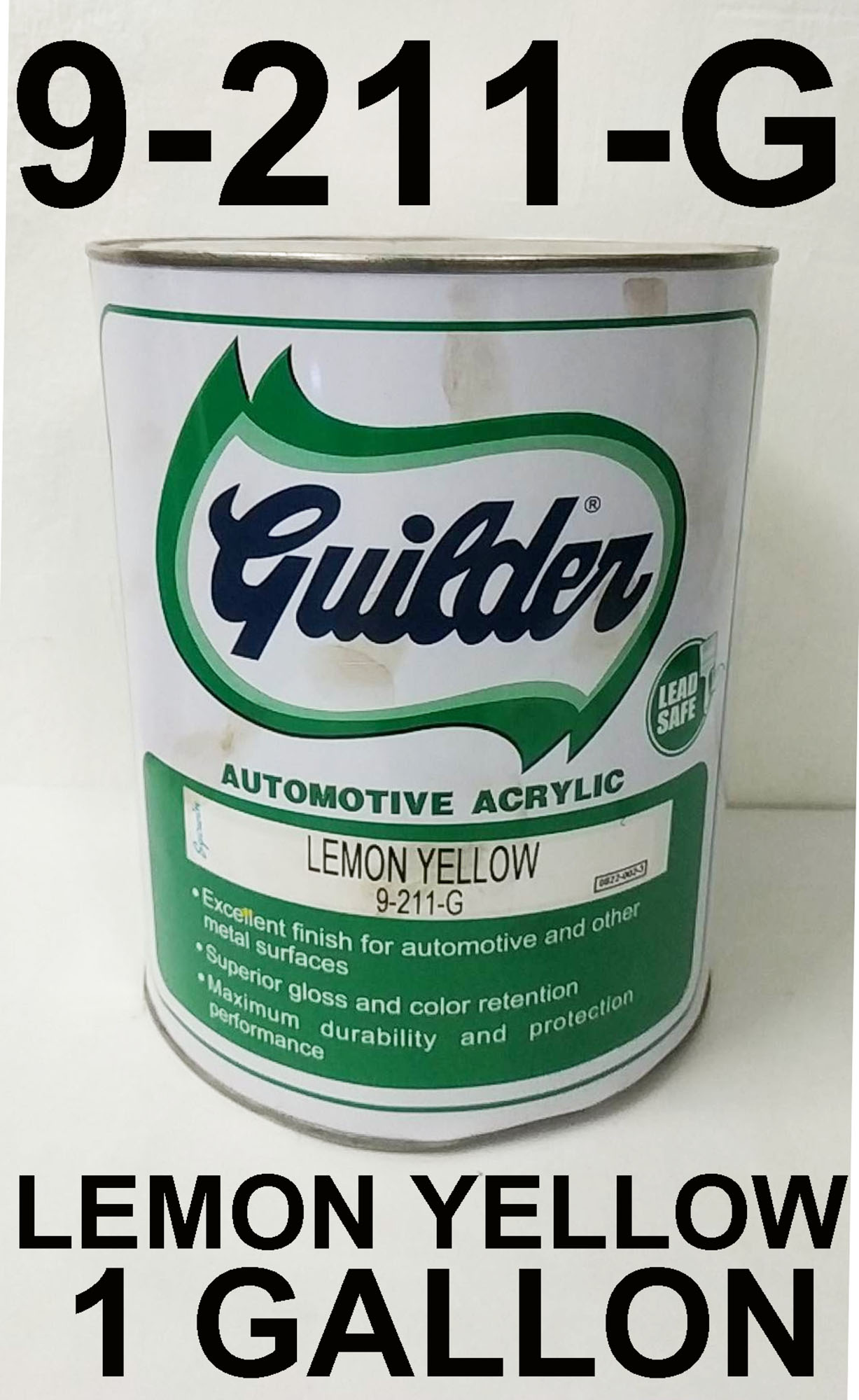 GUILDER AUTOMOTIVE ACRYLIC 9211G LEMON YELLOW ( 1 GALLON