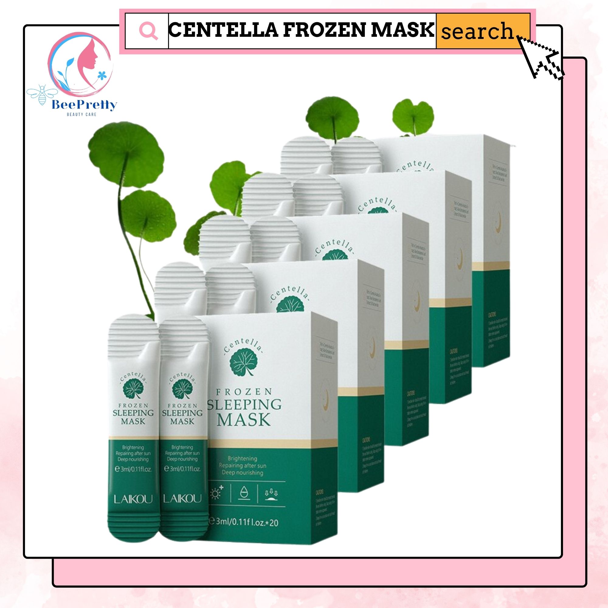 Original Centella Frozen Sleeping Mask Collagen Firming Sleeping Mask No Wash Face Mask Centella 9778