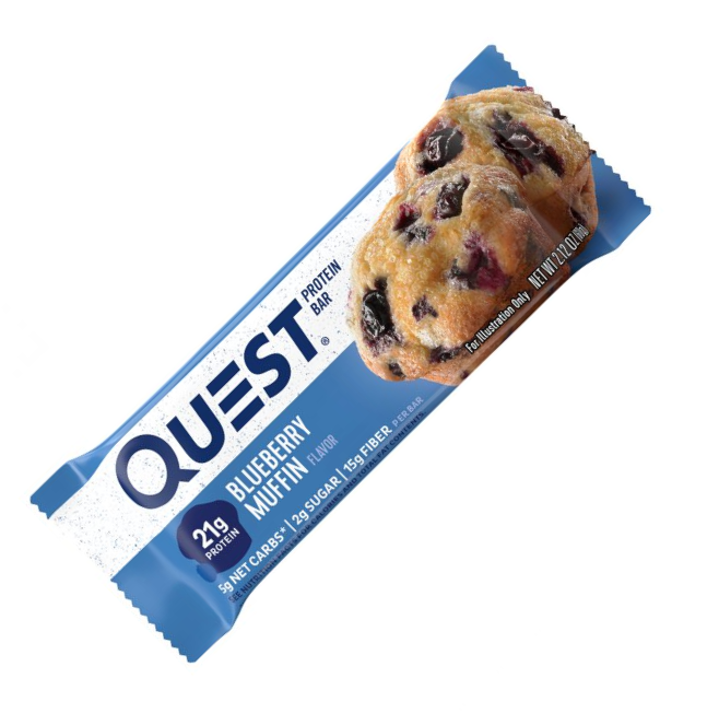 QUEST NUTRITION QUEST BAR 60G 1 SERVING BLUEBERRY MUFFIN FLAVOR | Lazada PH