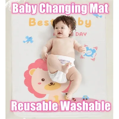 hot B58 Baby Reusable Washable Diaper Changing Mat Baby Diaper Mattress Waterproof Diaper Changing Pad