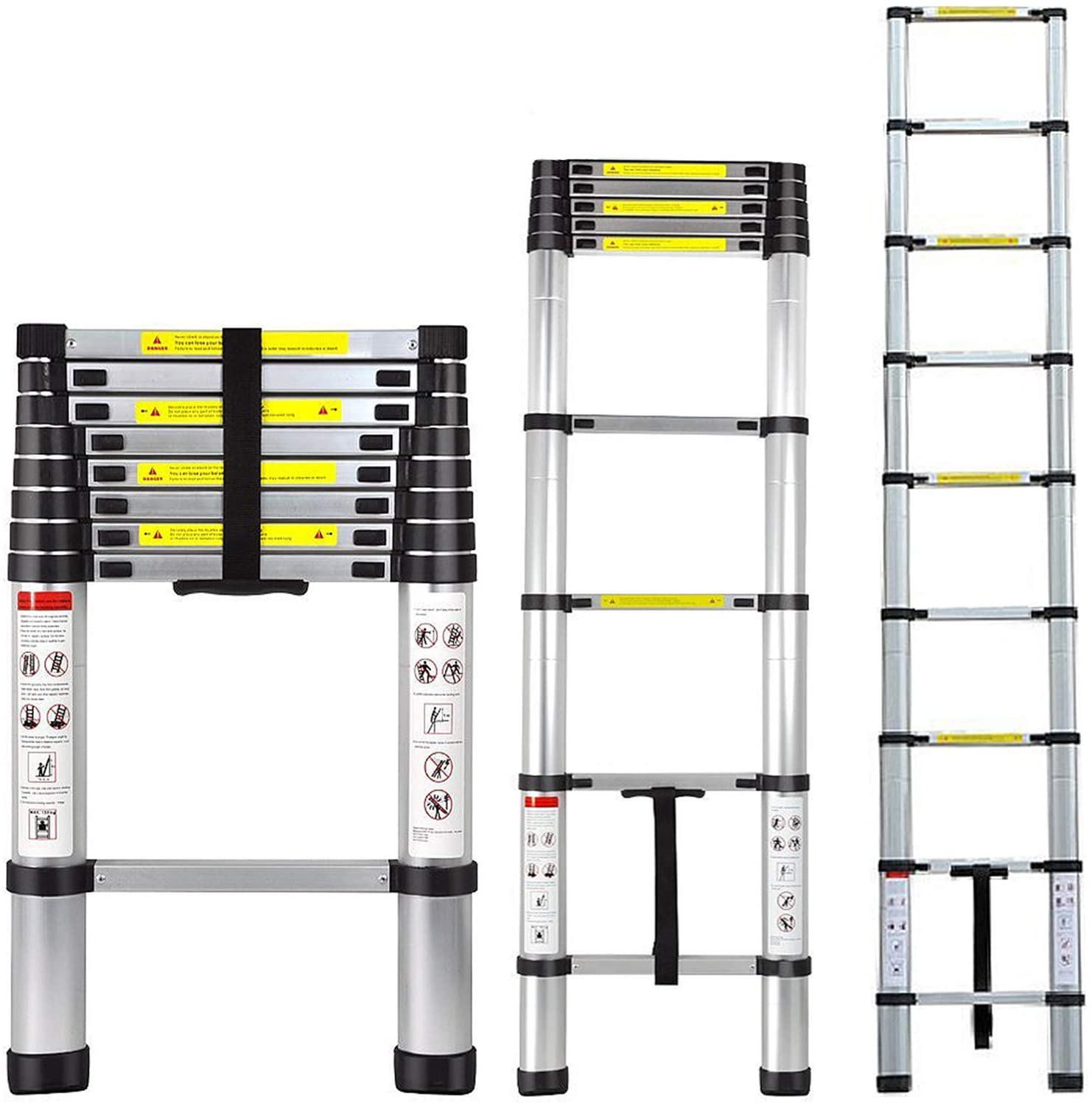 Aluminum Telescopic extendable Ladder, Lightweight Extension Ladder