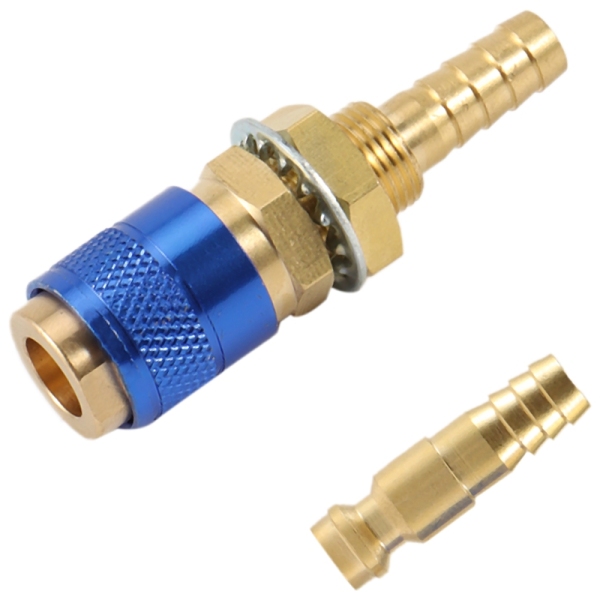 Water Cooled Gas Adapter Quick Connector Fitting for TIG Welding Torch or MIG Welding Torch Plug