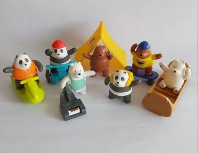 We Bare Bears Adventure McDonalds Happy Meal Toys