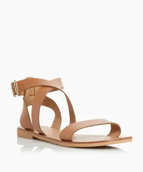 multi strap flat sandals