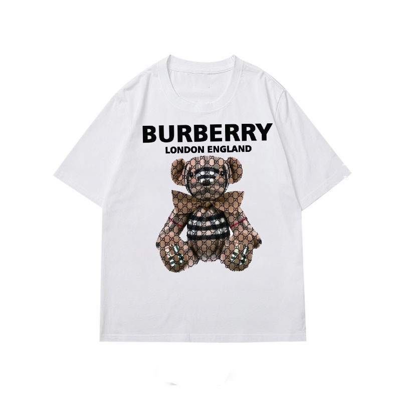 BURBERRY print Oversized Shirt Collection Graphic Tshirt For Men Women  Unisex Korean Fashion#78 | Lazada PH