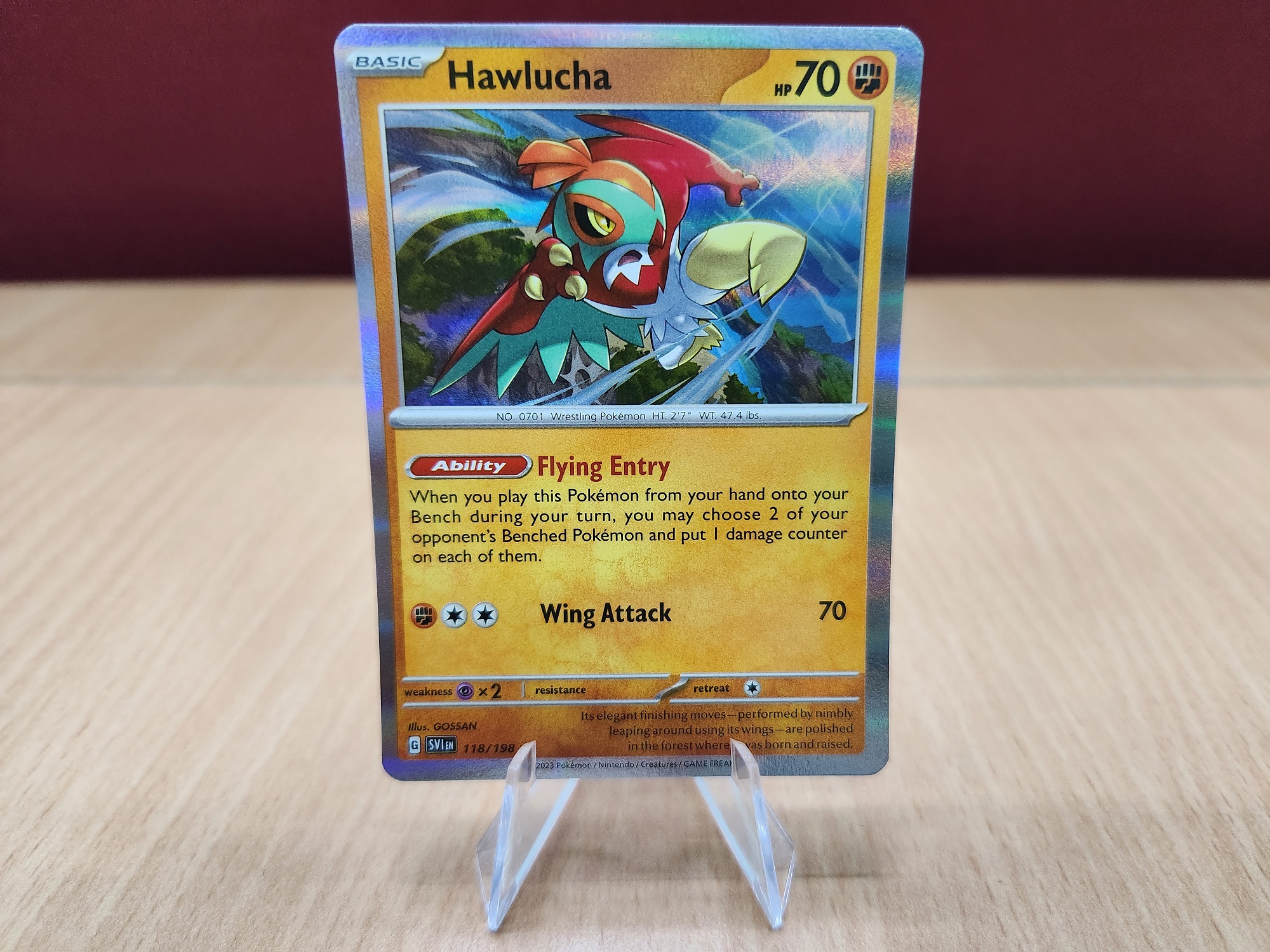 Hawlucha Holo Rare - 118/198 - Scarlet and Violet - Pokemon Card Singles Family Game Genre Pokemon Card Recommended Age 8+ Pokemon Card - Lazada | Lazada PH Hawlucha Holo Rare - 118/198 - Scarlet and Violet - Pokemon Card Singles Family Game Genre Pokemon Card Recommended Age 8+ Pokemon Card - Lazada | Lazada PH