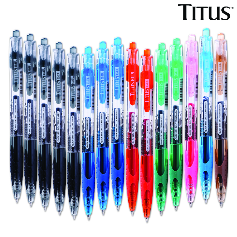 15 pcs Titus Quickdry Gel Pens BuJo Pack Lazada PH