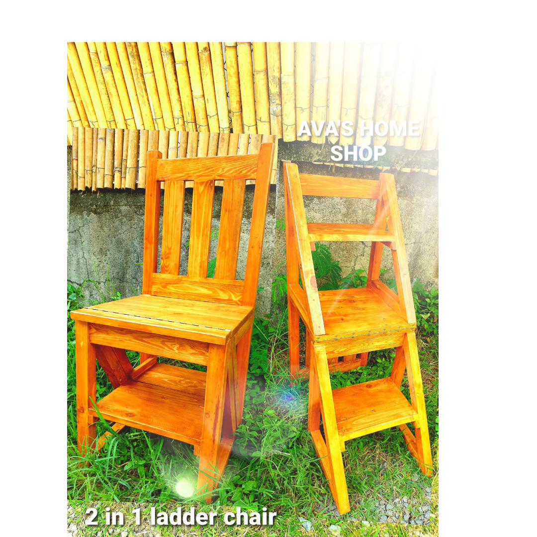 ladder chair, chair convertible to ladder, no assembly needed Lazada PH