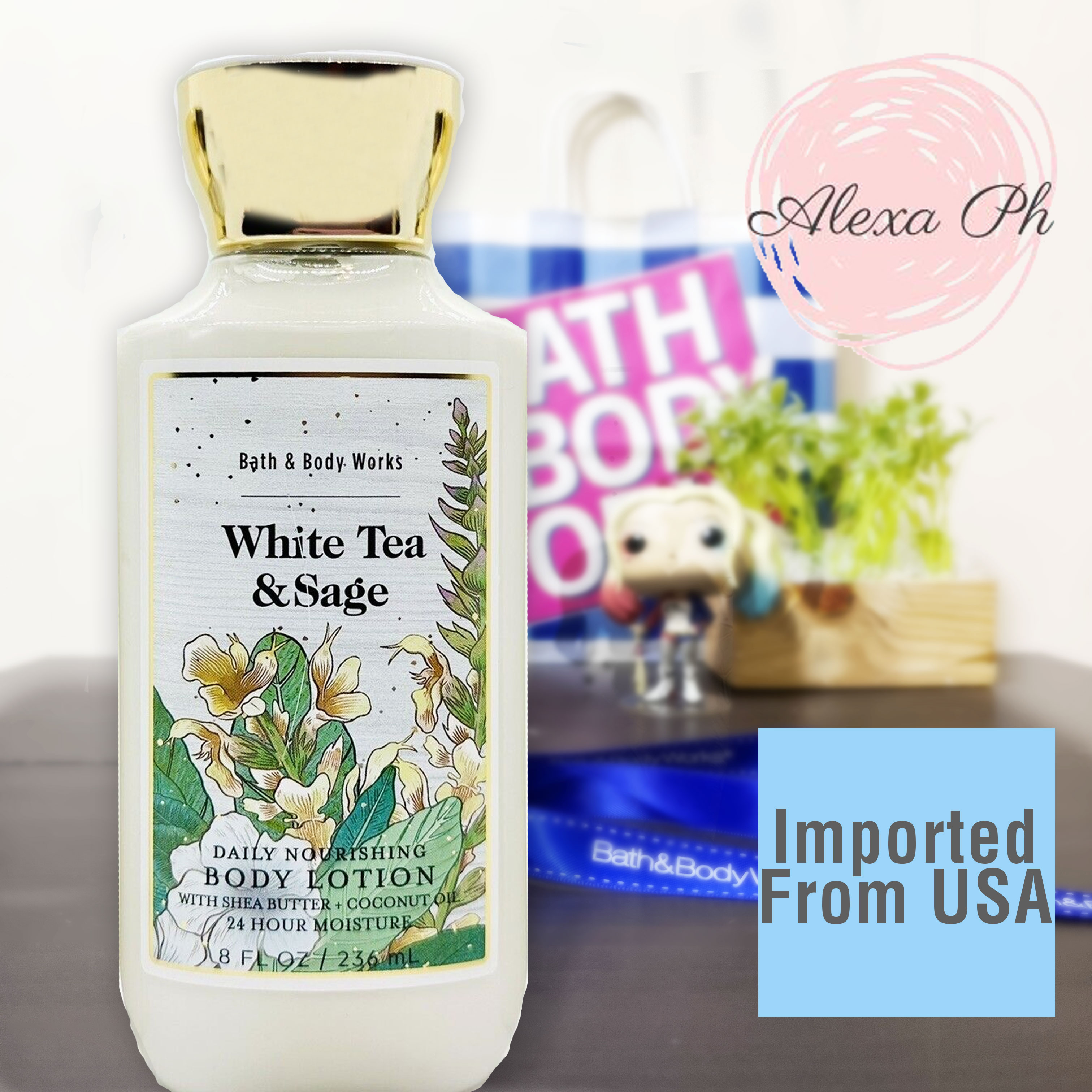 Bath and Body Works, WHITE TEA & SAGE, Body Lotion (236 ml) Lazada PH