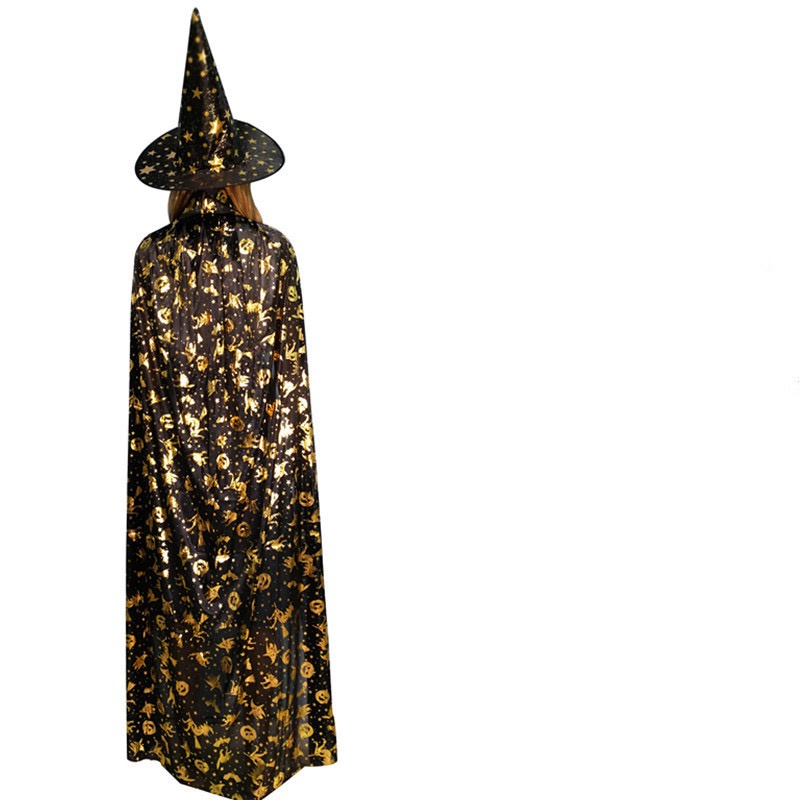 Halloween Kids Witch Cape Cloak Halloween Costumes Vampire Wizard Cloak ...