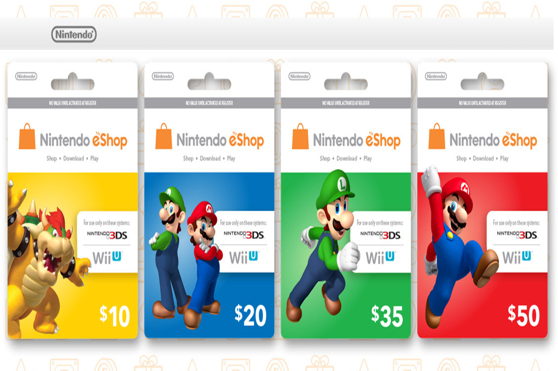 Nintendo eShop Gift Card - $20 USD USA e-Shop Switch / 3DS / Wii U