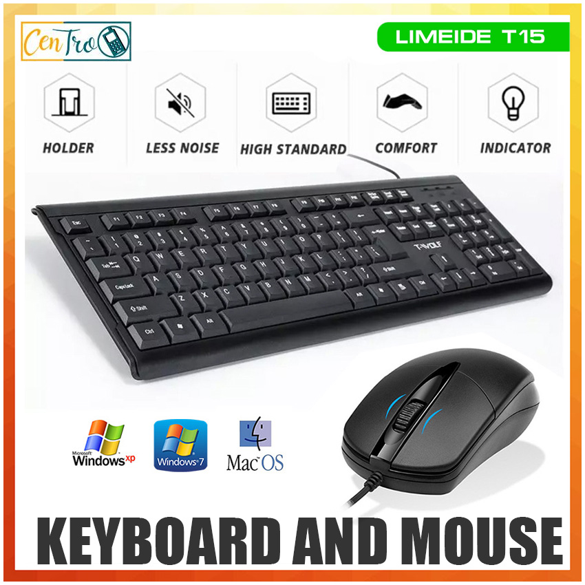 T15/T13 Keyboard and Mouse Combo Home & Office Keyboard and Mouse Set