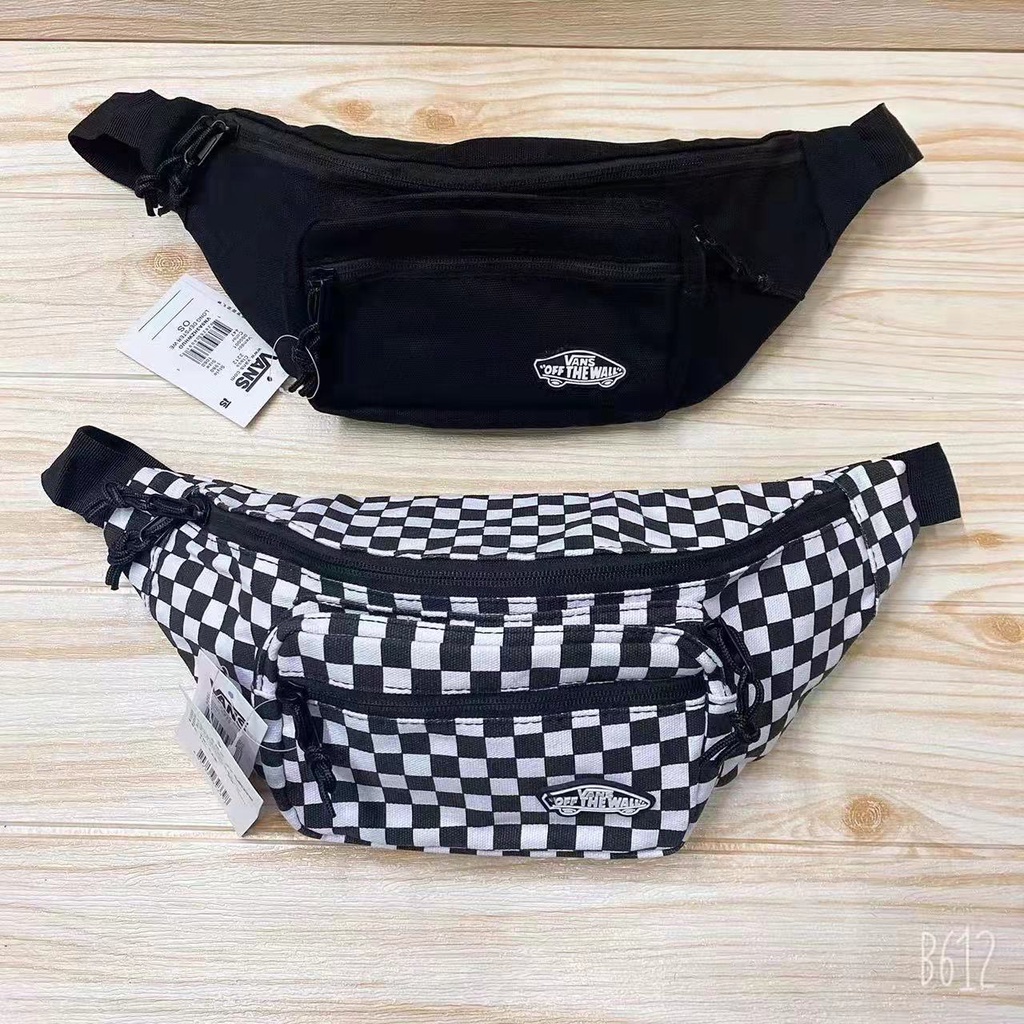 Vans of the wall belt bag checkered /all black Lazada PH