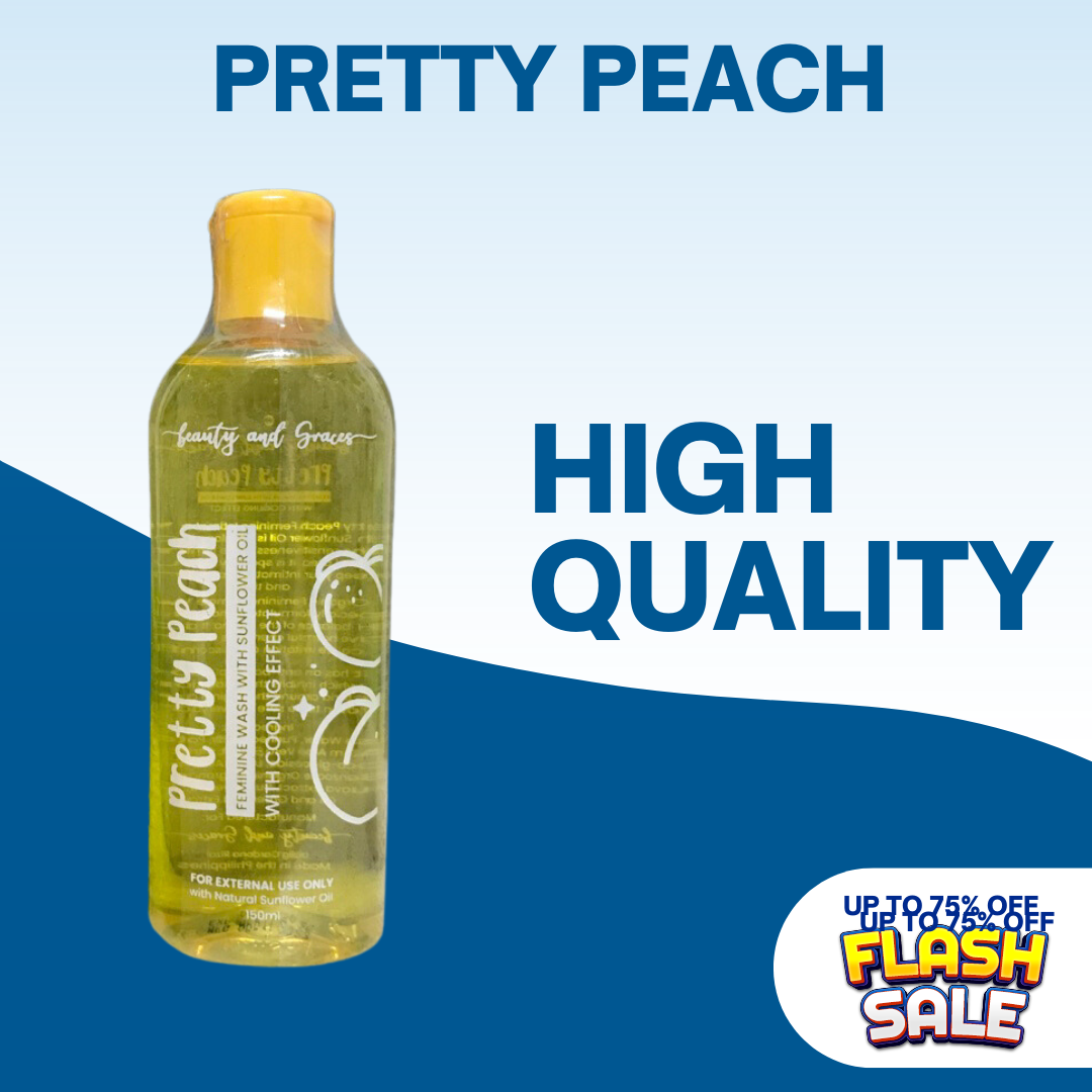 Original New High Quality Yellow Pretty Peach Feminine Wash With