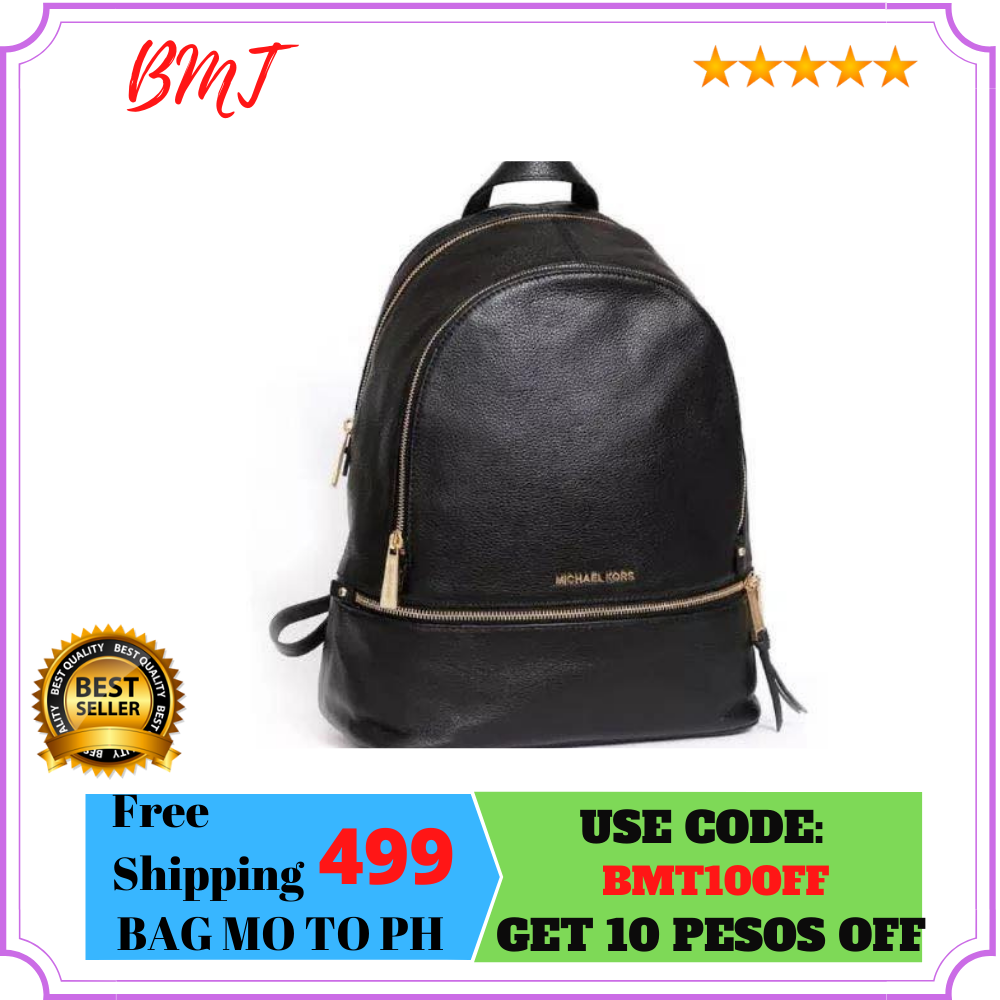 mk leather backpack