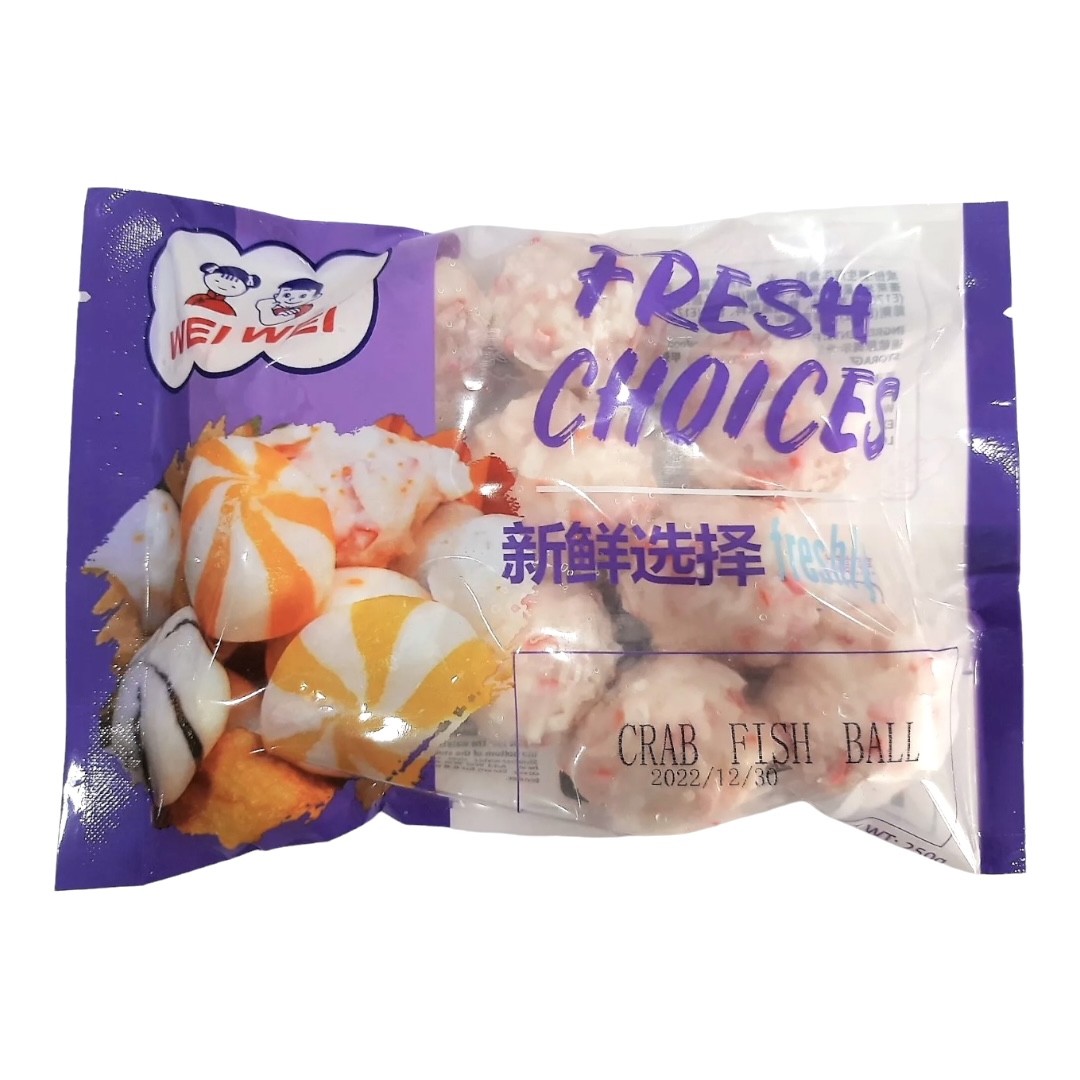 Wei Wei Crab Fish Ball 蟹球 250g HOTPOT SHABU SHABU BALLS Lazada PH