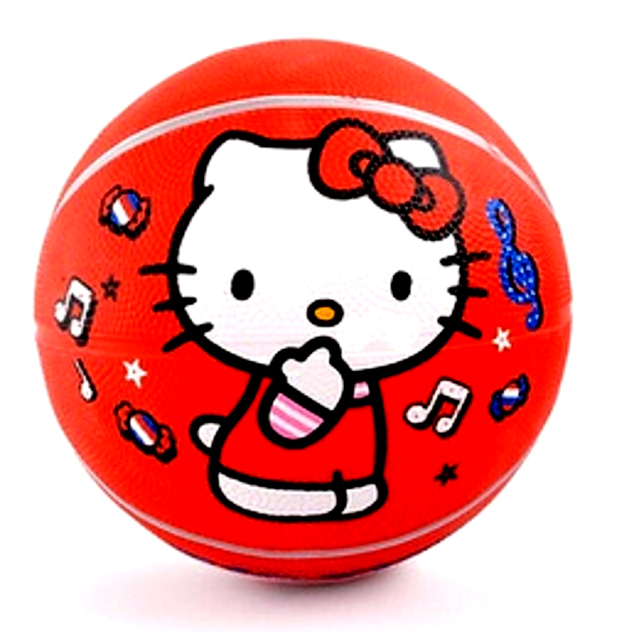 Cute Hello Kitty Soccer Ball Kids Gift Sanrio Cat White Red 6 Inch Play Fun  Game