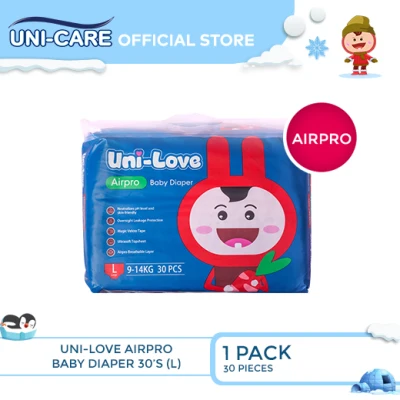 UniLove Airpro Baby Diaper 30's (Large) Pack of 1