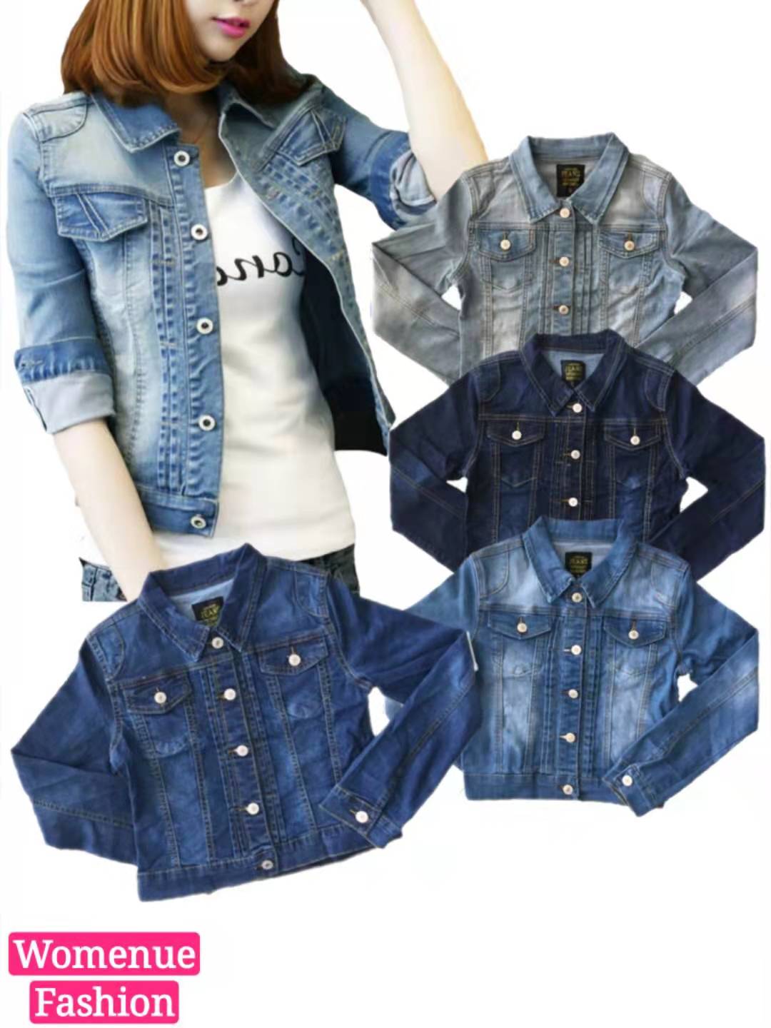 denim jacket with crop top