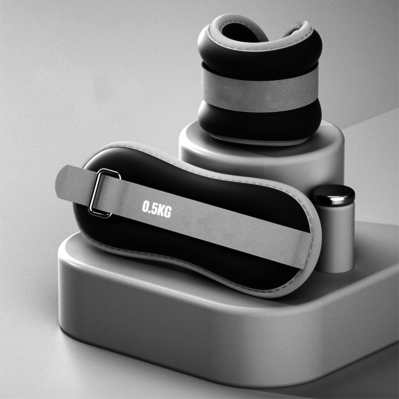 2Pcs Wrist Weights Sand Ankle Weights 0.5kg Leg Weights for Training