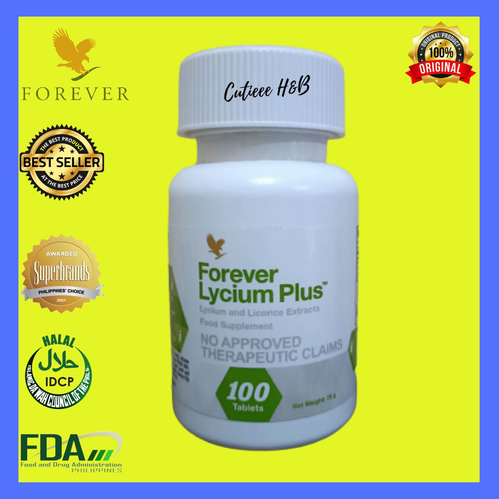 Forever Lycium Plus and Licorice Extracts (100 Tablets) Lazada PH