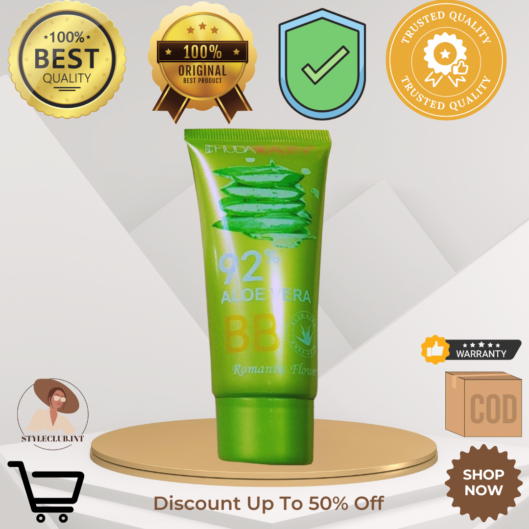CENTER BEAUTY Original Huda Beauty 92% Aloe Vera BB Romantic Flower Facial  Long Lasting Concealer for Women 45ml Anti-Ageing Oil Control Concealer  Long-Wear Medium Coverage Concealer - Lazada | Lazada PH