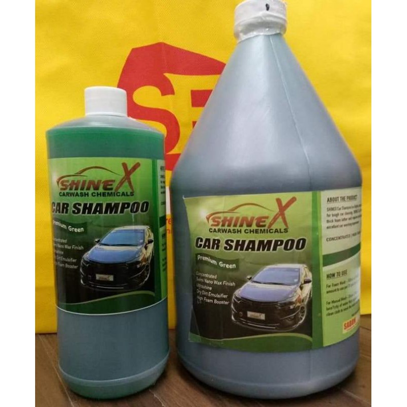 Premium Grade Shinex Car Shampoo (green) LITER Lazada PH