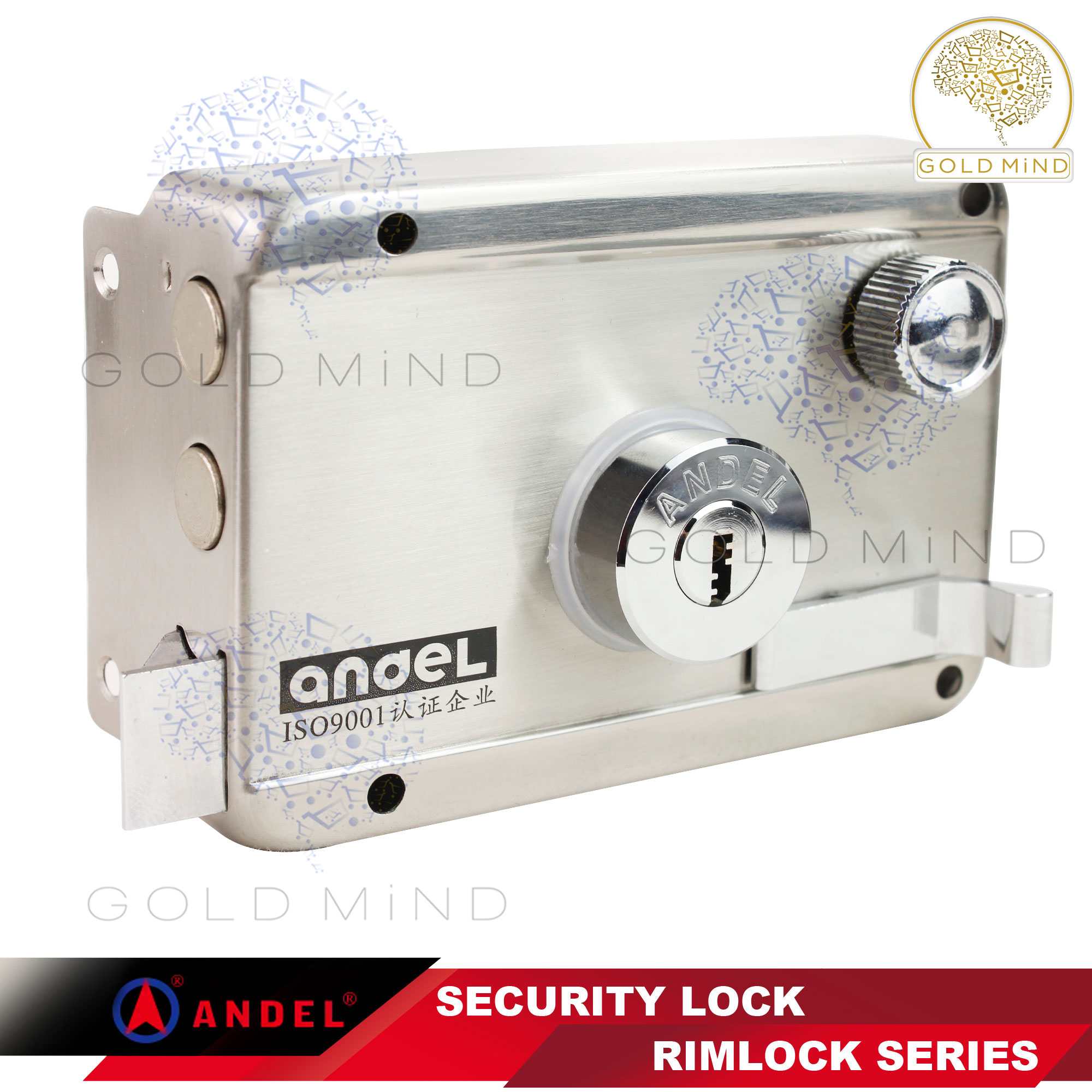 Door Lock Andel Internal Lockable Handle Security Lock Stainless Steel