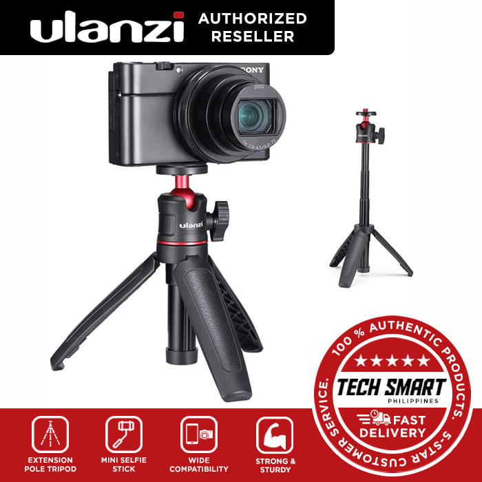 ULANZI MT-08 Extension Vlog Phone Tripod Mount Stand Holder Grip for iPhone 11/11Pro/11 Pro Max Samsung OnePlus Google Smartphone Canon G7X Mark III Sony RX100 VII A6400 A6600 Compact Cameras Vlogging 